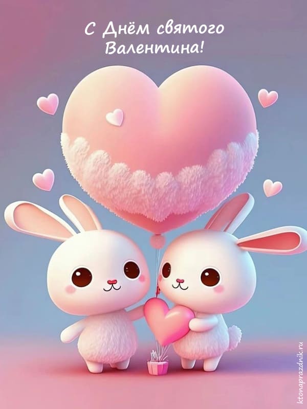 Объемная 3d открытка валентинка для влюбленных 