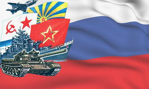 Флаг России танк эсминцы и другие флаги красная армия ВВС СССР