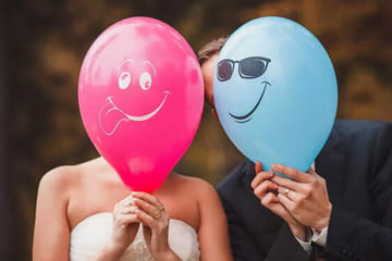 Свадебная фотосессия воздушные шары 