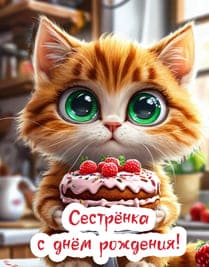 кот с зелёными глазами и кусочком торта на кухне