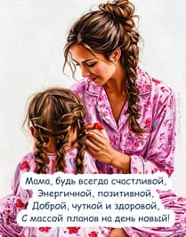 мама и дочка