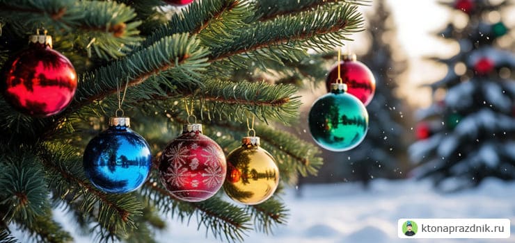 На ёлки мне висят шаров