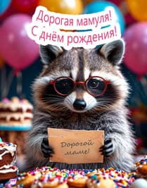 енот в очках