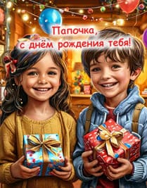 дети с подарками