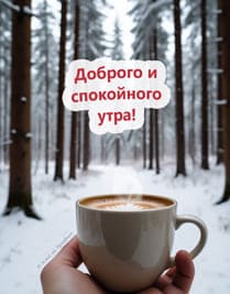 кофе в лесу деревья