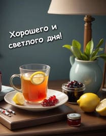 чай с лимоном