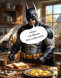 Бетмен на кухне