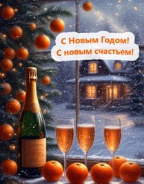 мандарины на окне