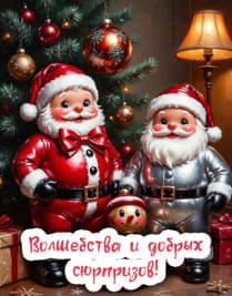 фигурки под ёлкой