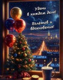 окно и город