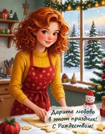 иллюстрация девушка