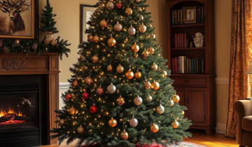 ёлка в комнате