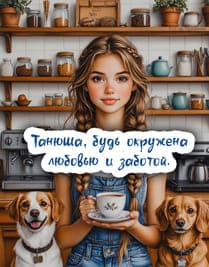 девушка на кухне