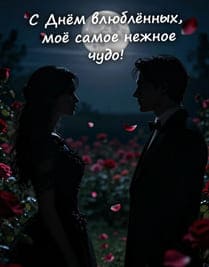 Пара в саду