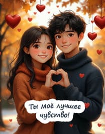 Пара в стиле аниме