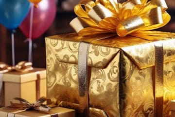 золотая коробка