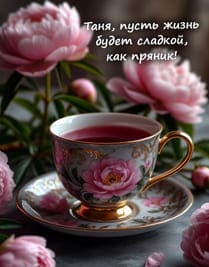 чашечка чая