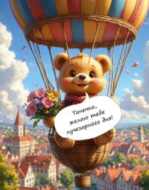 медвежонок и шар