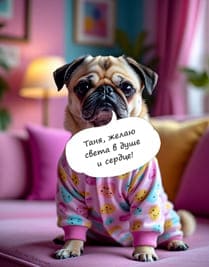 собака мопс