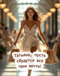 девушка покупки