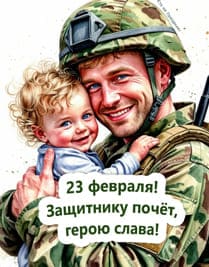 ребёнок и военный