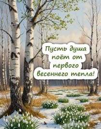 Березы подснежники