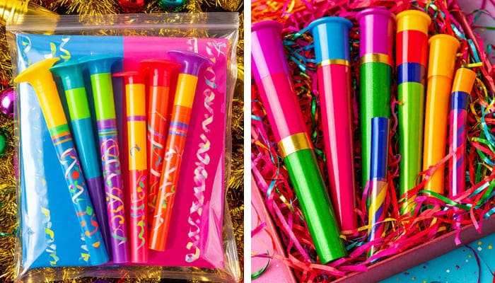 Язычок карнавальный, дудка или дуделка на день рождения 