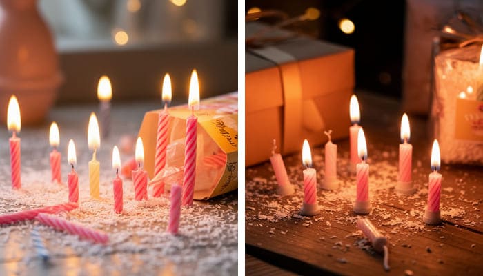 Праздничные свечки для торта