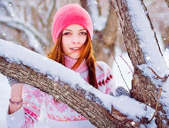 Красивые фотки для девушек на аву зимой 