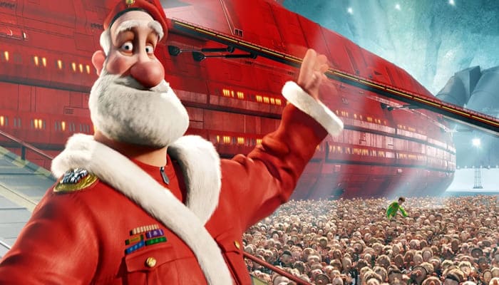 Обложка новогоднего мультика  Секретная служба Санта‑Клауса  2011  года   