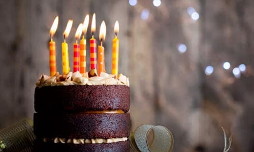 Торт со свечками фото обложка для поздравление с днём рождения сына в стихах